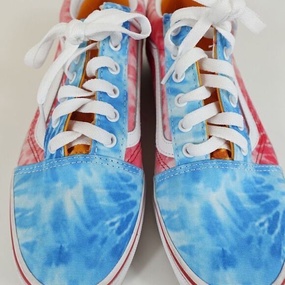Vans Unisex Tie Dye Old Skool Lace Up Sneakers Size 6.5 - Picture 3 of 10